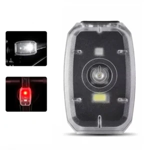 WESTLICHES RADFAHREN Mini tragbare Fahrradrückleuchte 4 Lichtmodi USB wiederaufladbar 180° Weitwinkel PX5 wasserdicht We