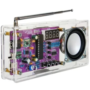 DIY FM-Radio Elektronisches Radio Justierbare Frequenz 87.5-108Mhz Mit Lautsprecher Digitalanzeige DIY Lötprojekt