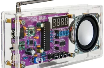 DIY FM-Radio Elektronisches Radio Justierbare Frequenz 87.5-108Mhz Mit Lautsprecher Digitalanzeige DIY Lötprojekt