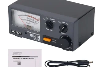 NISSEI RS-101 SWR-Leistungsmessgerät Frequenzbereich 1,8-60 MHz 0-3KW Einstellbare Leistung LED-Hintergrundbeleuchtung S