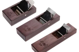 Ebony Handhobel Holzverarbeitung Werkzeug Hochgeschwindigkeitsstahl Flachklingen Handhobel Ergonomischer Griff Tragbarer