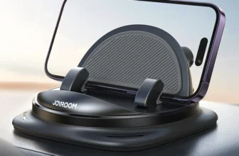 Joyroom Dashboard Universeller Handyhalter für Auto 360° Drehbar Einhandbetrieb Navigation Handyhalter Dreifach Rutschfe