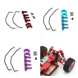 Verbessertes Metall Anti-Roll Bar Set für Wltoys 124008 124010 124019 144001 1/12 1/14 RC Autos Fahrzeug Modelle Ersatzt