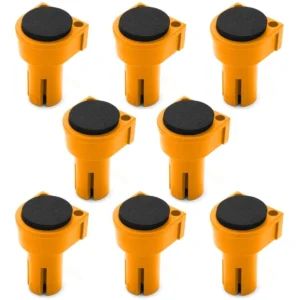 8PCS Arbeitsbank-Hundeklappe 19mm 20mm EVA-Gummibank-Hundewerkzeug für Arbeitsbanklöcher Rutschfest