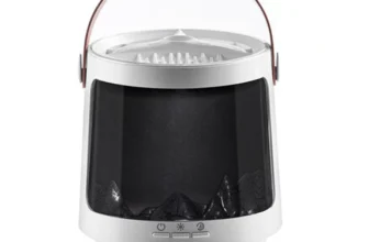 Tevorex V93 300 ml Aromadiffusor Ultrasonic Luftbefeuchter mit Fernbedienung 7-Farben-Nachtlicht Quallennebel Luftbefeuc