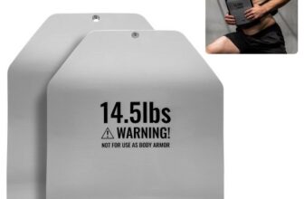 VEVOR Gebogene Gewichtswestenplatten 6,58 kg Paare, Premium-Gewichtsplatten aus Stahl, ergonomische Passform – WODs, Zusatzgewicht für Gewichtswesten Krafttraining Laufen intensives Training Grau