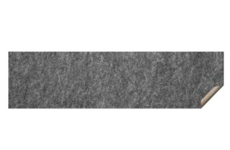 VEVOR Teppichbelag, 635x2400mm, Teppichfliesen, schützende Polsterung aus Gummi für Teppiche, 6mm dick – Anti-Rutsch-Matte aus Filz mit doppelter Oberfläche, Bodenbelag, sicher für alle Böden, grau