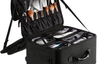 VEVOR Kosmetikkoffer mit wärmeisolierender Schicht Make Up Tasche aus Oxford-Stoffmaterial wasserdicht und verschleißfest Schminkkoffer Schminktasche Kosmetikbeutel Make-up-Organizer 480x260x380mm