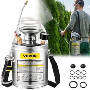 VEVOR Gartenteichvernebler 4L ultraschall nebelmaschine Edelstahlultraschall-nebelmaschine geeignet für Haus, Garten, Touristenfahrzeuge, Spezialfahrzeuge Schiffe, Fahrzeugreinigung, Teppichreinig