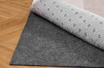 VEVOR Teppichunterlage, Antirutschmatte 914,4 x 1524 x 5,6 mm, Zuschneidbarer Teppichstopper aus Polyester & TPR mit Gummipad, Rutschfest & Wasserfest, Universal für Alle Böden, Schublade & Kofferraum