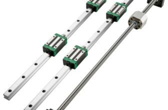 VEVOR Linearführung Linearschiene Führungsschiene RM1605-1000mm Kugelumlaufspindel Set 2stk HGR20-1000mm