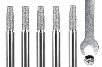 Kettensägenschärferteile Diamantbeschichteter Schleifkopf Zylindrischer Fräser 4 5 6mm für tragbaren Handkettenmühlen