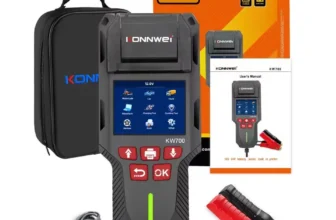 Konnwei KW700 12V 24V Autos und Lkw Blei-Säure-Batterietester mit Drucker, Batterietester, Starttest, Ladetest, 10-2000C