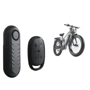 XANES 110dB Diebstahlschutz Fahrradalarm Einstellbare Lautstärke Vibration Fernbedienung Wasserdichter Alarm für Motorrä
