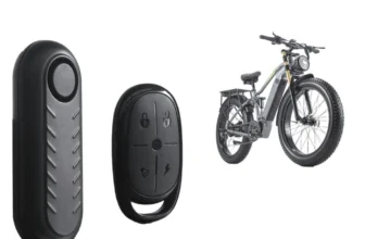 XANES 110dB Diebstahlschutz Fahrradalarm Einstellbare Lautstärke Vibration Fernbedienung Wasserdichter Alarm für Motorrä