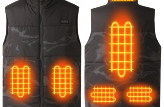 TENGOO HV-06 Intelligente Heated Weste 6 Heizzonen USB Wiederaufladbar Polyester Waschbar Winter Elektrische Heizweste F