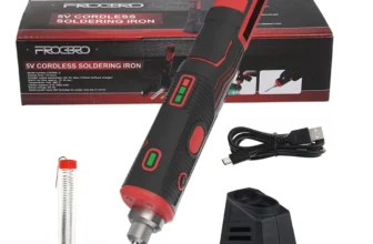 Kabelloser Lötkolben LD006A 1800mAh Wiederaufladbares Werkzeug Einstellbare Temperatur 200-480°C Tragbares USB-Schnellwä