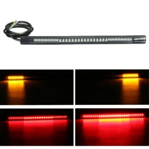 Motorrad Auto 48 LED SMD Rücklicht Bremslicht Blinklichtleiste 16SMD Blinklicht + 32SMD Bremslicht