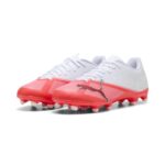 Puma Unisex 7 Play FG/AG Fußballschuh, Ultra Red Black White, 43 EU