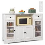 Xbro Küchenschrank mit Arbeitsfläche und Steckdose, 120 cm Küchen-Sideboard