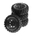 HBX M16107 Aufgewertete Metallhinterradwellen + Stifte + Mutter M4 für 16889 1/16 RC Autos Ersatzteile