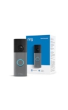 Ring Videotürklingel Kabel (Wired Video Doorbell) (neueste Gen.), Videotürklingel-Kamera, Retinal 2K, optimierter Zoom (bis zu 6x), 30-tägiger Gratiszeitraum für Ring-Abonnement,