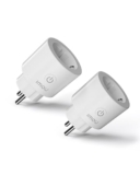 Imou Smart WLAN Steckdose 16A mit Matter-zertifiziert, Funktioniert mit Alexa & Google Home, Energieüberwachung, Stromverbrauchsmonitor, Fernzugriff, Sprachsteuerung, Zeitplan, WiFi Smart Plug 2Pack,