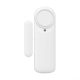 WiFi Smart Tür- und Fenstersensor mit 90 dB Alarm, kabelloser Sicherheitsdetektor für Home Office RV, kompatibel mit Alexa-Sprachsteuerung, einfache Einrichtung, weiße Einheit,