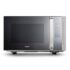 TOSHIBA Multifunktionale Mikrowelle in spiegelndem Schwarz&Sliber|20 Liter|800W|Digitale Solo-Klein Mikrowelle mit 11 Leistungsstufen|6 Automatikprogrammen|Express-Kochfunktion|Auftauen|MW3-EM20PE(SL)