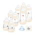 CREVENT 75cmX100cm Gemütliche weiche warme Sherpa Baby Decke für Mädchen Jungen, Neugeborene Essentials für Säugling, Baby Dusche Empfangen Geschenk für Rosa Herz