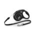 flexi Classic S Hunde Roll-Leine, 5m Gurt, schwarz