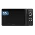 Toshiba MW2-MM20PE(BK) Freistehend Mikrowelle/Solo-Mikrowelle / 20L / 700W / 5 Leistungsstufen mit praktischer Auftaufunktion/LED-Beleuchtung im Innenraum/Schwarz