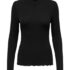 JOVCOVL Damen Langarmshirt Basic Slim Fit Stretch Rundhals Shirt 3er Pack
