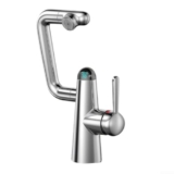 HanOaki Waschbeckenarmatur mit Digitalanzeige, 360° Schwenkarm, Messing,
