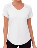 Gyabnw Sportshirt Damen Kurzarm Atmungsaktiv Leichtes Funktions Sport Oberteile Damen V-Ausschnitt Sport Top Für Fitness,