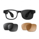 CatXQ AI Smart Glasses mit Kamera, 1080P Bluetooth Kamerabrille,