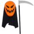 Esdallina Halloween Dekoration Kostüm Party Latex Kopfmasken Kürbis