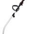 2in1 Benzin Motorsense mit Tragegurt, 52cc 2-Takt Freischneider Benzin mit Antivibrationssystem, 28cm Schnittbreite, Leistungsstark, Rasentrimmer für Garten und Feld 2,2 kW/8500 U/min (Rot)