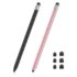 MEKO 3-in-1 Tablet Stift mit Faser/Gummi/Disc Spitzen für Tablets & Handys