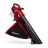 Einhell Elektro-Laubsauger GC-EL 3024 E (Saug-/Blasfunktion, Saugrohr Ø 75 mm, Saugleistung 650 m³/h, Häckselfunktion, Häckselrate 10:1, Blasgeschwindigkeit 240 km/h, Fangsack 40 L)