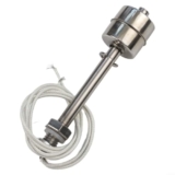 Robuster Wasserstandsregler, Edelstahl-Schwimmerschalter für Entwässerungssystem, elektrische Pumpe, 75 mm (100 mm),