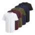 COOFANDY Pullover Herren mit Rundhals Schwarz L