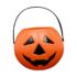 Gotische Totenkopf Kerze – Große Duftkerze Halloween Deko, Roter Kürbis