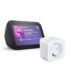 Echo Dot (5. Generation) | Anthrazit + TP-Link Tapo P110MA WLAN-Steckdose mit Energieverbrauchskontrolle, Funktionert mit Alexa – Smart Home-Einsteigerpaket