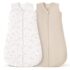 Ergobaby Omni Breeze Babytrage für Neugeborene ab Geburt bis 20kg, 4 Positionen SoftFlex Mesh Ergonomische Babybauchtrage Rückentrage Baby-Tragetasche, Natural Beige
