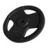 FITGRIFF® Fußschlaufen V1 (gepolstert) – für Fitness Training am Kabelzug – (2 Stück) Ankle Straps für Frauen und Männer (Schwarz)