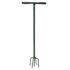 Gartenkralle mit Stiel – Höhenverstellbar & ergonomisch | Rostfreier Edelstahl-Unkrautstecher für Gartenarbeit | Dein Neuer Garten-Helfer: Umgraben & Unkraut Entfernen mit einem Gerät | GT-Kralle