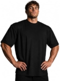 Satire Gym Pump Cover Gym Shirt Herren Oversize | L, schwarz unbedruckt,