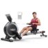 GENIXFIT BM5 Liegeergometer – 150kg belastbar, für Zuhause, Fitness & Rehabilitation – 16 magnetische Widerstandsstufen, selbstleuchtendes Display, Bluetooth – Liegefahrrad Heimtrainer (BM5)