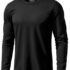 TACVASEN Herren Henley Shirt Baumwolle Langarmshirt Basic mit Knopfleiste